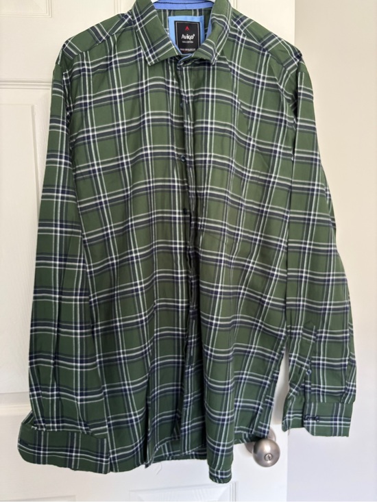 Aviator Nation Other - Avigo Men’s Olive Green Plaid Button-Up Shirt | 100% Cotton | XXL